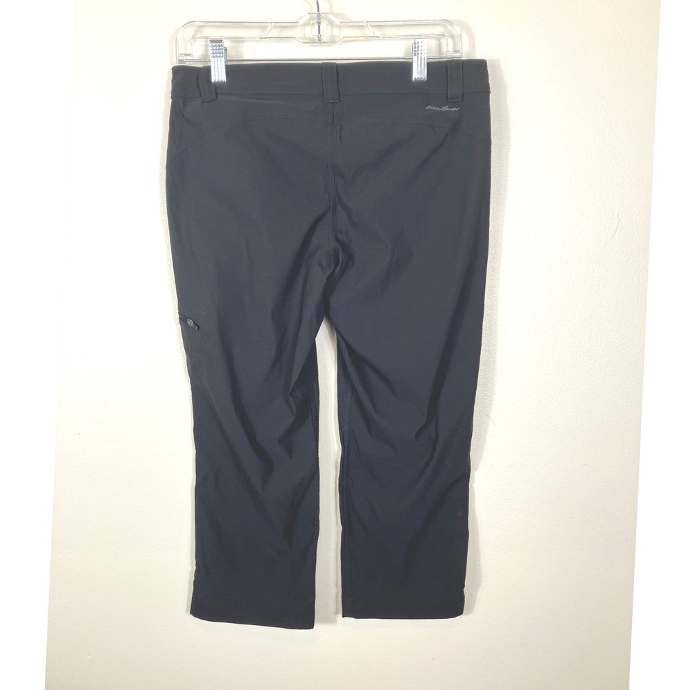 Eddie Bauer Waterproof Ranier Active Capris Cargo Hiking Women's Charcoal Size 4 - Picture 3 of 8